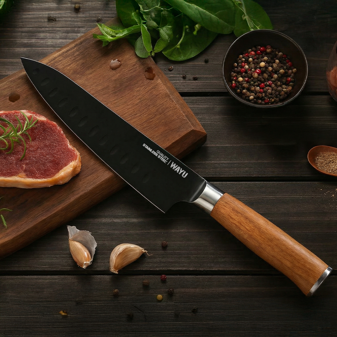 Cuchillo WAYU Santoku Knife 5" Personalizable (chico)